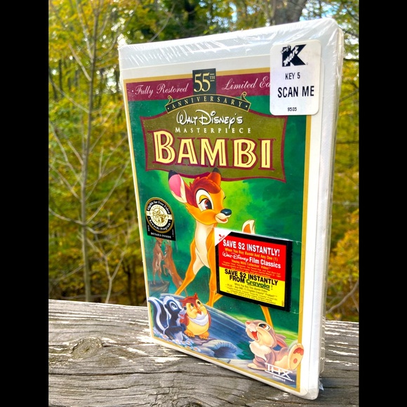 Disney Other - 1997 SEALED VHS Tape Bambi